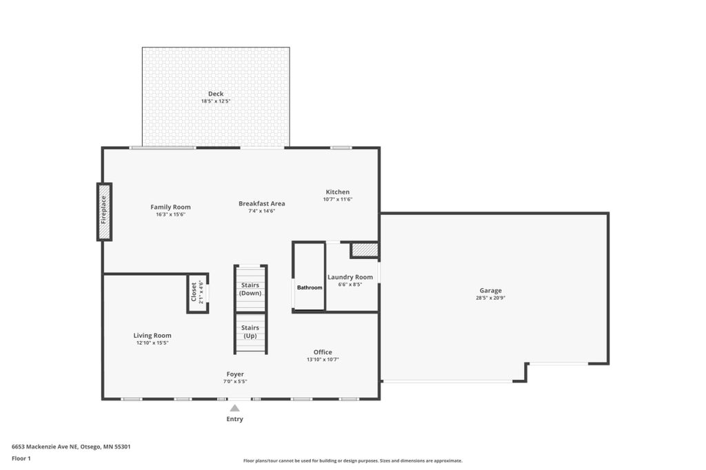 Photo of 6653 Mackenzie Avenue NE, Otsego, MN 55301 (MLS # 7151919)