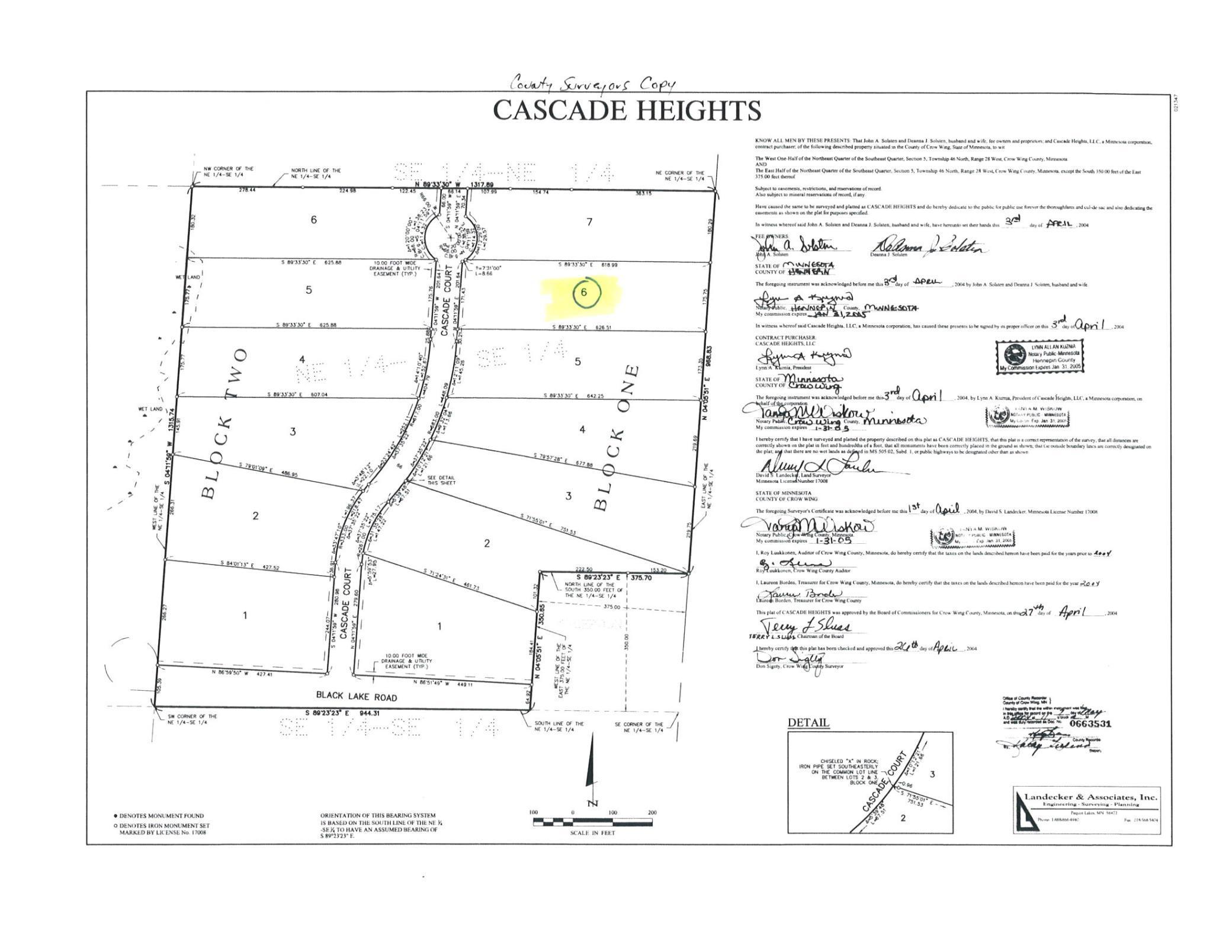TBD Lot 6 Cascade Court