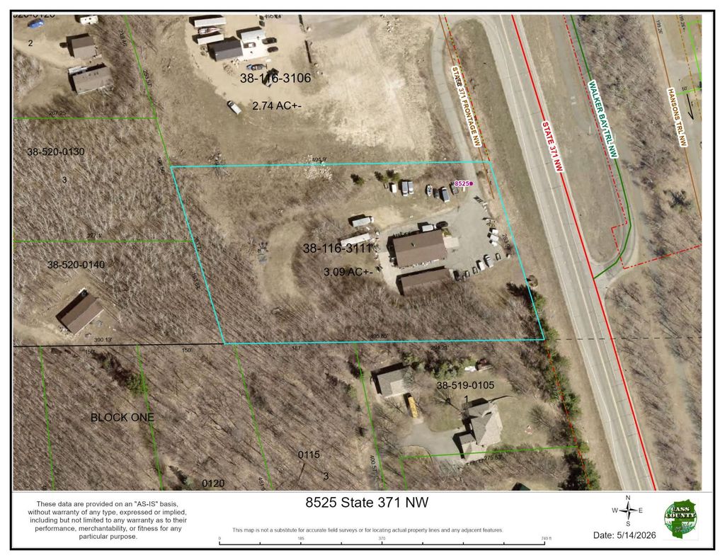 Photo of 8525 State 371 NW, Walker, MN 56484 (MLS # 7056158)