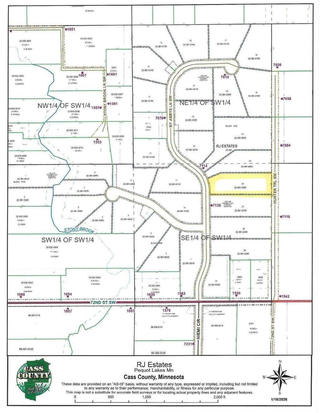 Photo of TBD X26 My Abbys Way Lane SW, Pequot Lakes, MN 56472 (MLS # 7012250)