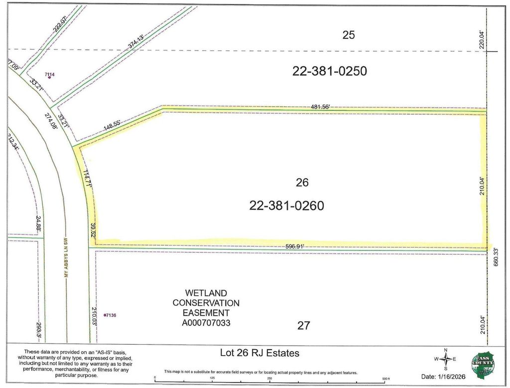 Photo of TBD X26 My Abbys Way Lane SW, Pequot Lakes, MN 56472 (MLS # 7012250)