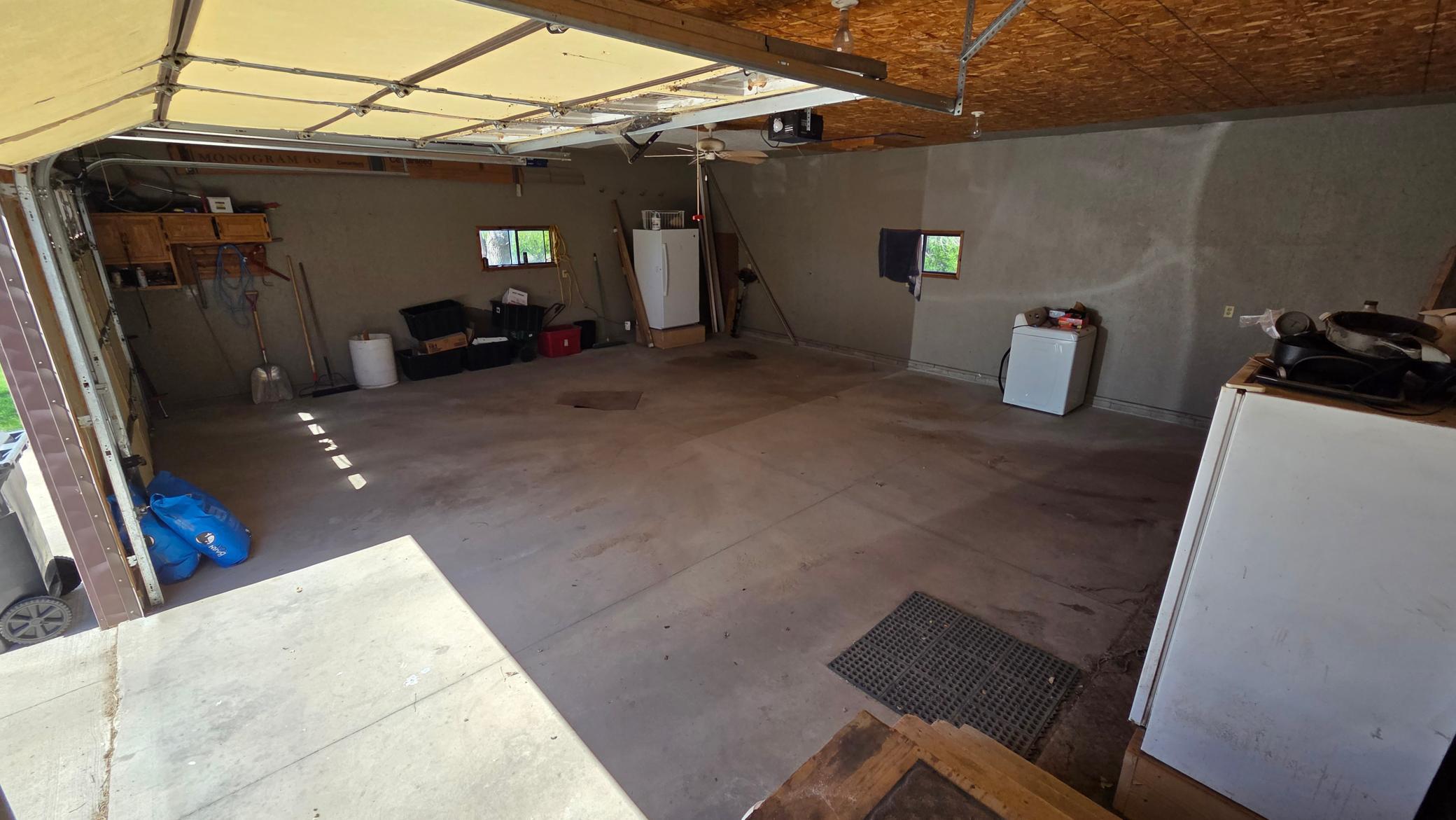 Two stall garage