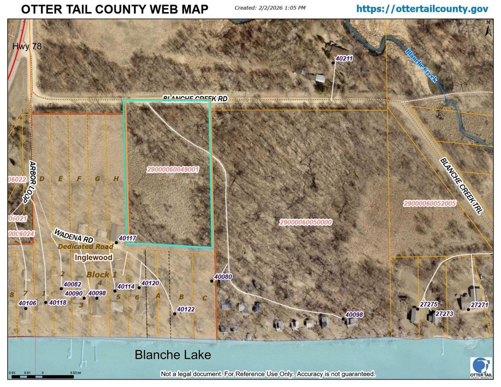 Photo of TBD Blanche Creek Rd, Battle Lake, MN 56515 (MLS # 7015672)