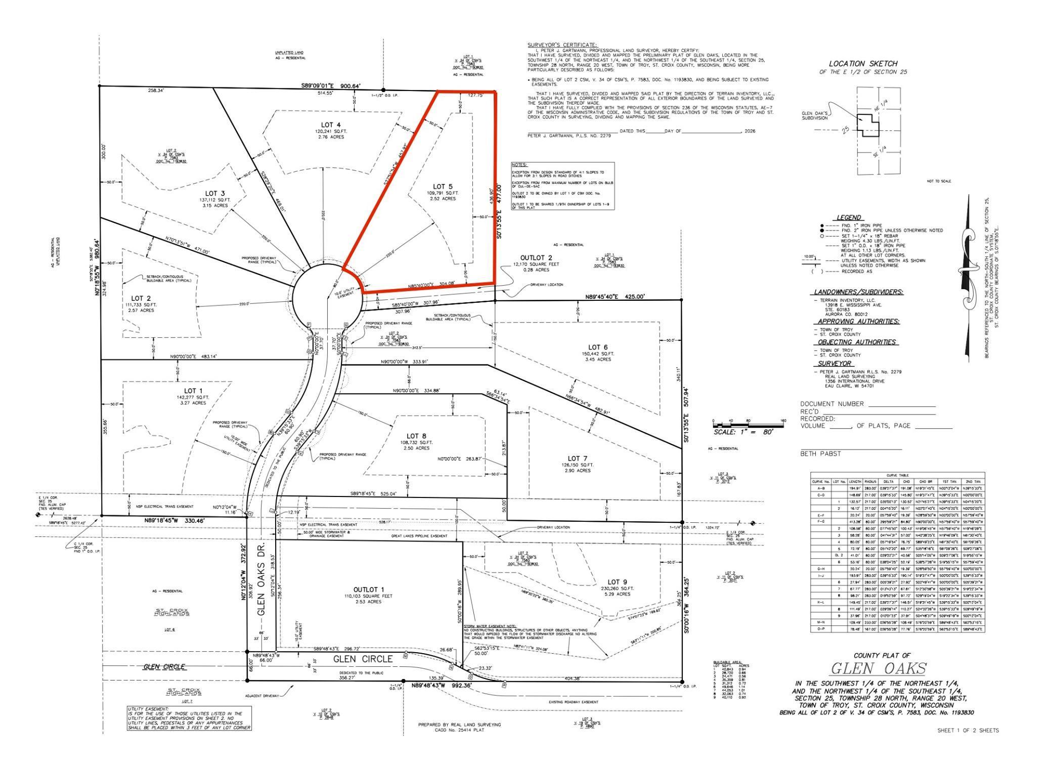Lot 5 Glen Oaks Drive