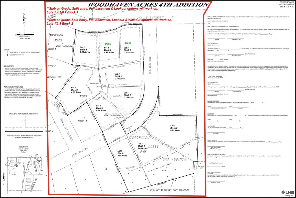 Photo of Lot 3 Blk 2 S Maple Drive, Cambridge, MN 55008 (MLS # 7045204)
