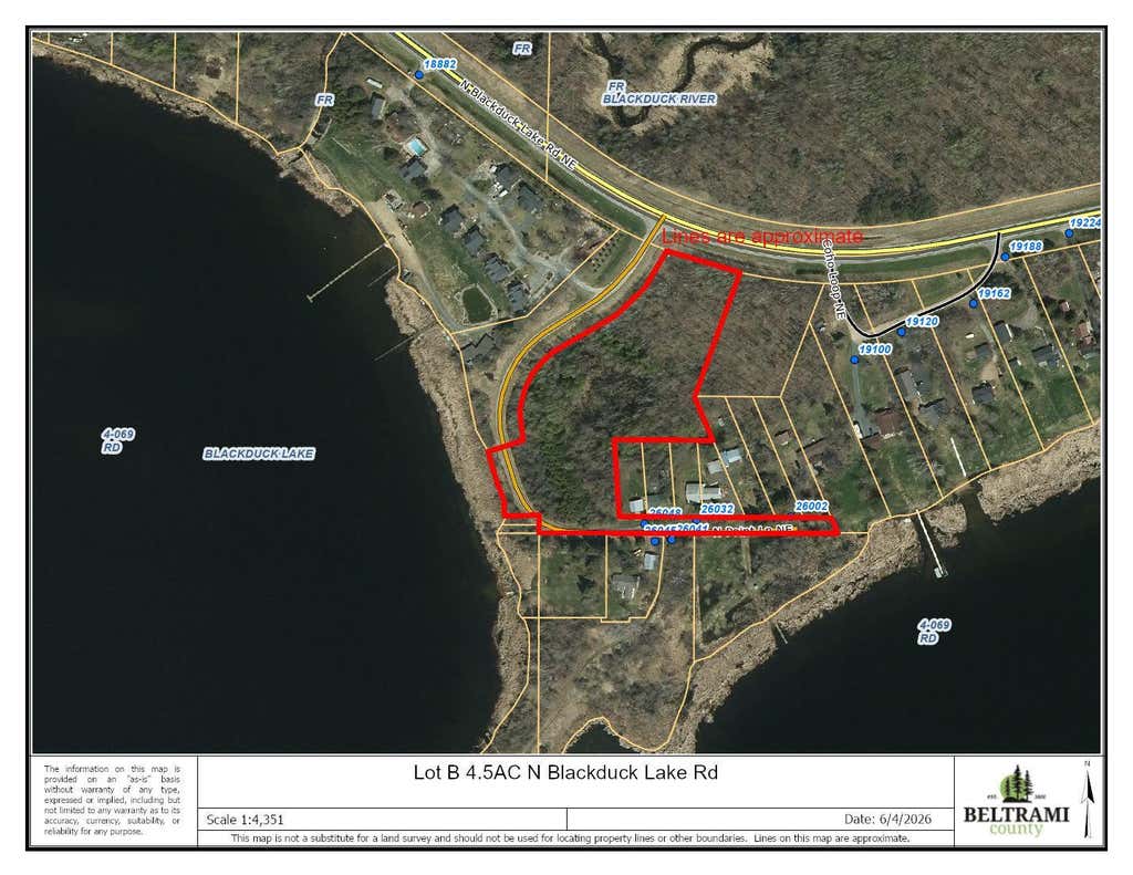 Photo of Lot B 4.5AC N Blackduck Lake Road NE, Hines, MN 56647 (MLS # 7087304)