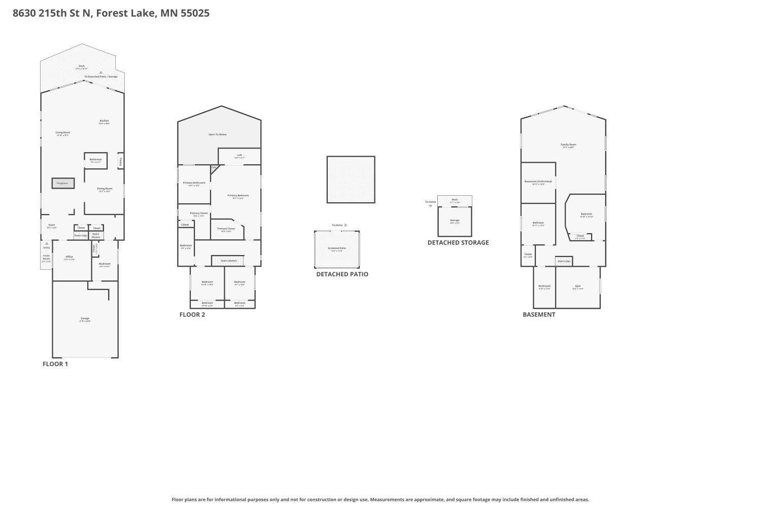8630 215th St N, Forest Lake, MN, 55025, USA, 5 Bedrooms Bedrooms, ,4 BathroomsBathrooms,Residential,Active,8630 215th St N,7048904
