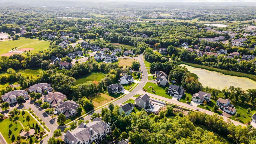 Arial view of Oak Knoll Estates