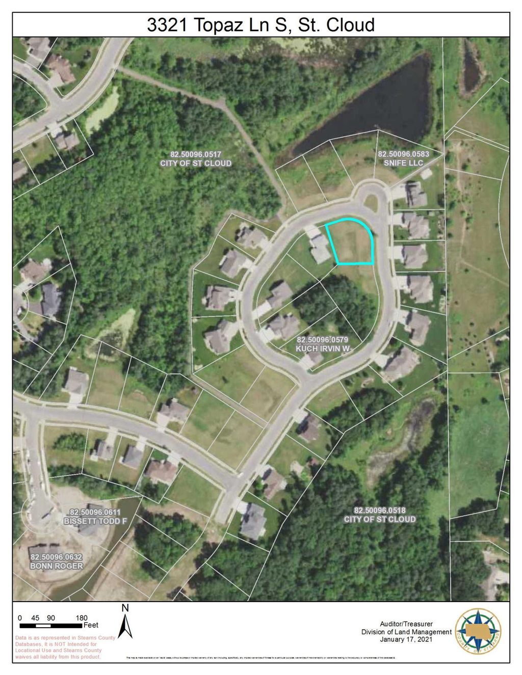 Photo of 3321 Topaz Lane, Saint Cloud, MN 56301 (MLS # 7037715)