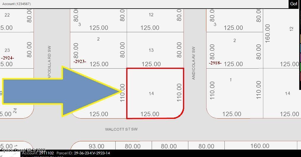 897 Corner Lot On Walcott Street SW