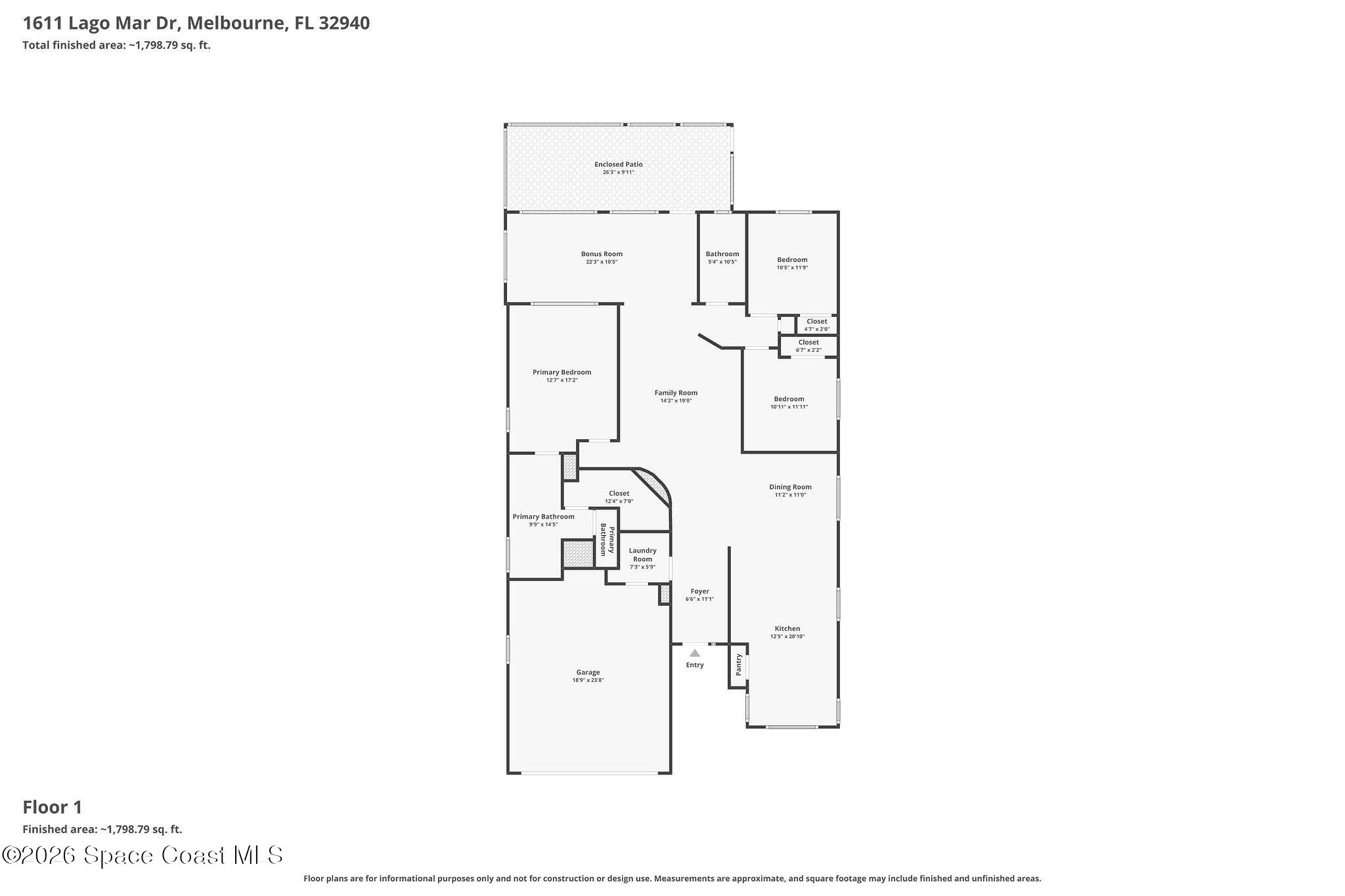 1611 Lago Mar Drive
