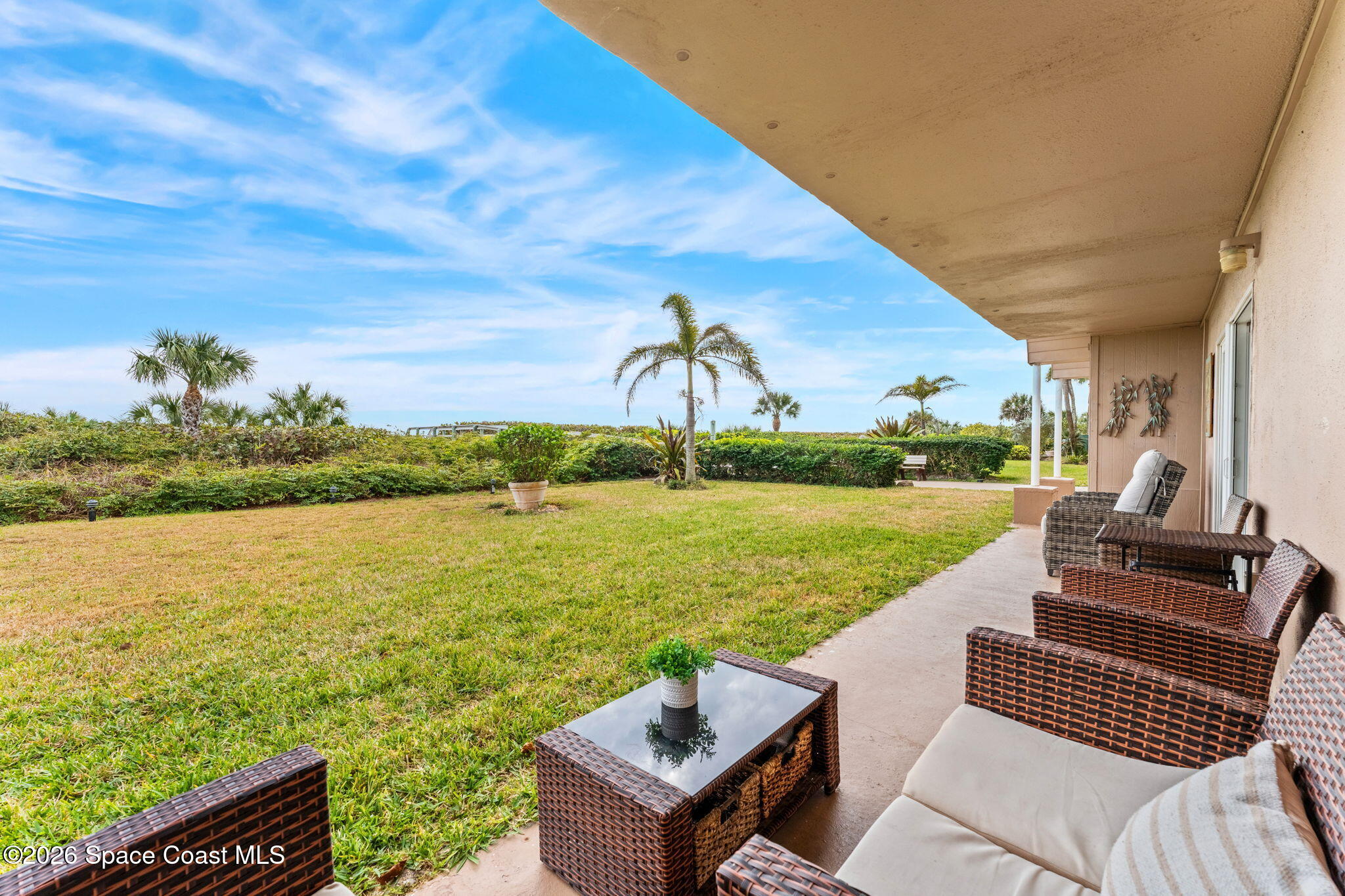 Oceanfront w/ a back yard!