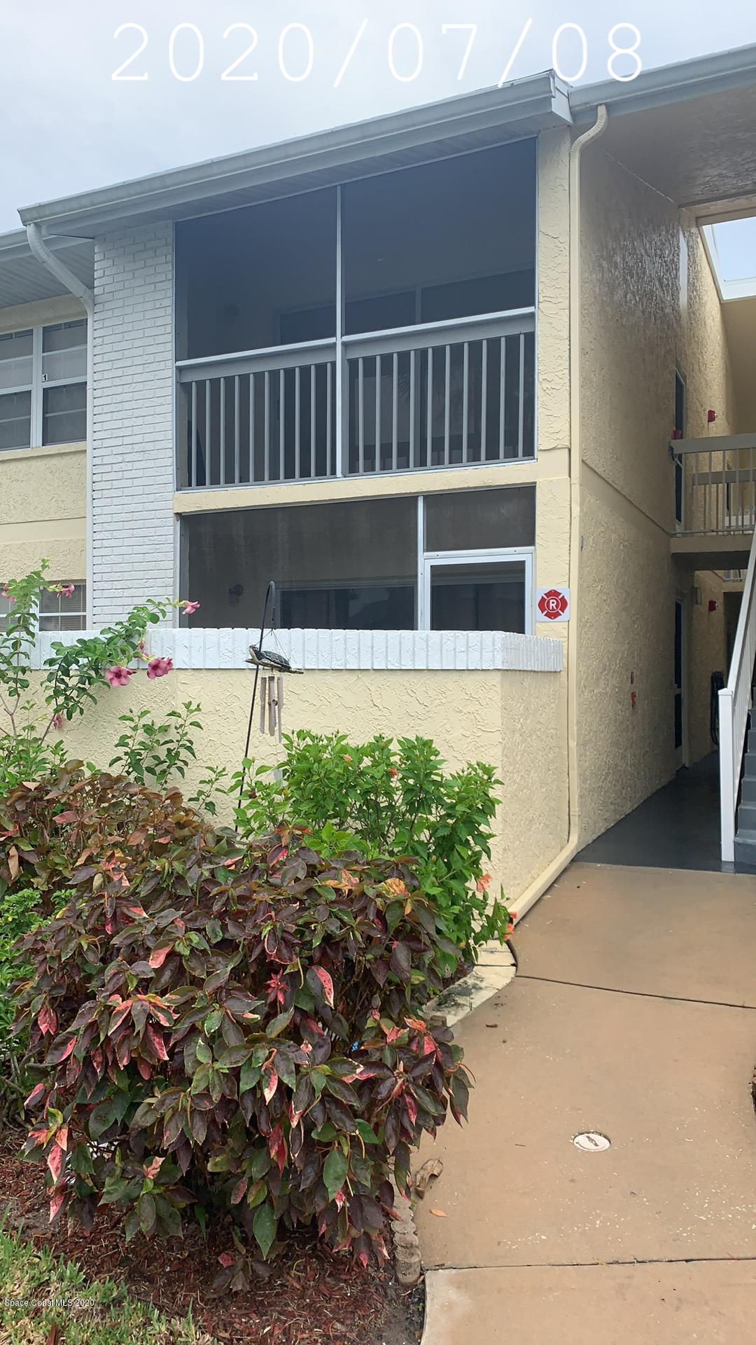 front of 1st floor unit