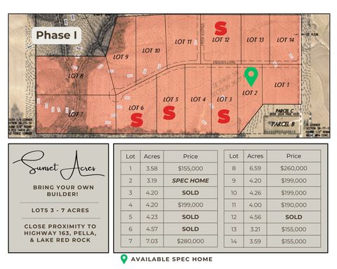 Vacant Land For Sale - LOT 11 Freesia Lane<br/> Marion County, Pella, IA 50219