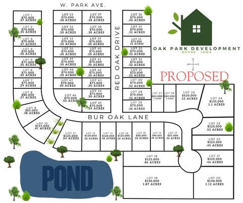 Vacant Land For Sale - 737 Red Oak Drive<br/> Boone, IA 50036