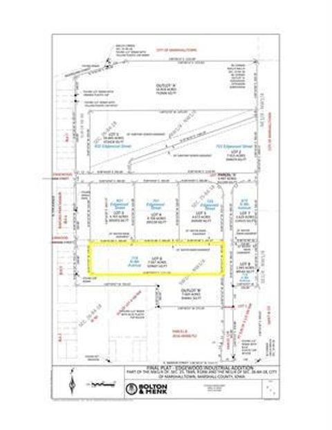 Vacant Land For Sale - 718 N 8th Avenue<br/> Marshall County, Marshalltown, IA 50158