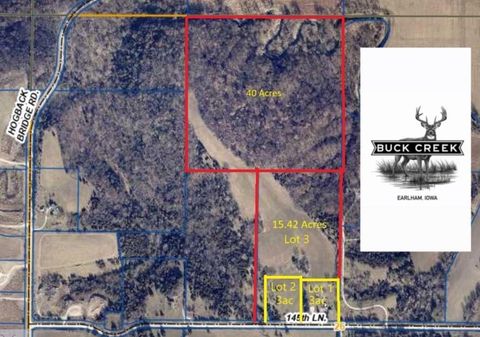 Vacant Land For Sale - 2039 145th Lane<br/> Earlham, IA 50072