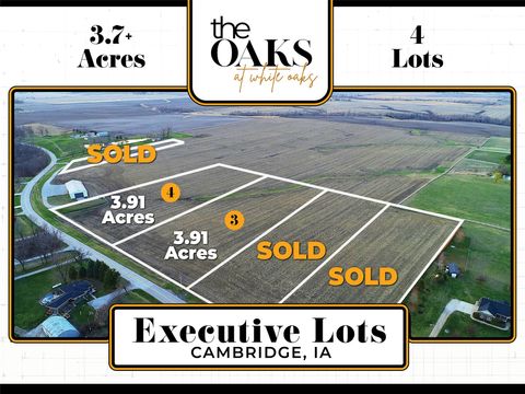 Vacant Land For Sale - 3790 NE 150th Avenue<br/> Cambridge, IA 50046