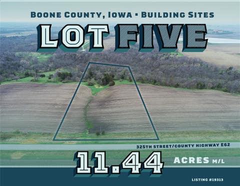 Vacant Land For Sale - 05 325th Street<br/> Boone County, Woodward, IA 50276