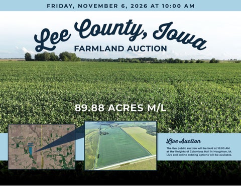 Vacant Land For Sale - 1698 130th Street<br/> Donnellson, IA 52625
