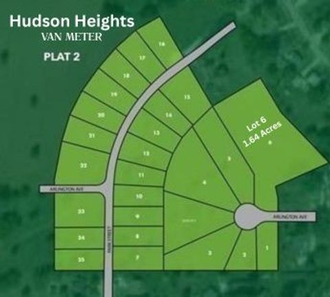 Vacant Land For Sale - 214 Arlington Avenue<br/> Van Meter, IA 50261