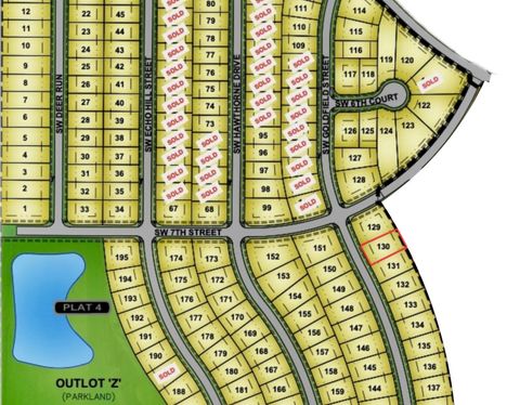 Vacant Land For Sale - 739 SW Goldfield Street<br/> Dallas County, Grimes, IA 50111