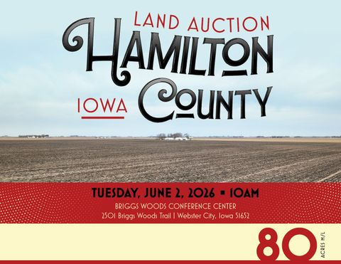 Vacant Land For Sale - 00 250th Street<br/> Hamilton County, Webster, IA 50595