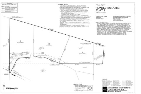 Vacant Land For Sale - 1475 - LOT 3 325th Street<br/> Boone County, Woodward, IA 50276