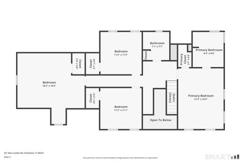 Tiny photo for 221 New London Road, Colchester, CT 06415 (MLS # 24215501)