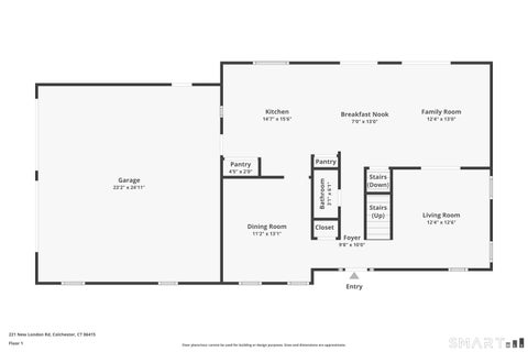 Tiny photo for 221 New London Road, Colchester, CT 06415 (MLS # 24215501)
