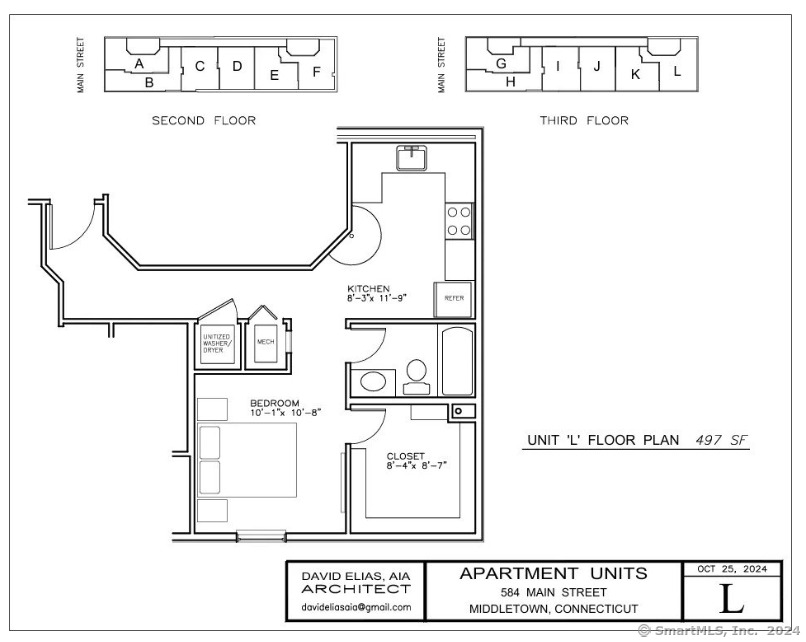 Rental Property at 584 Main Street L, Middletown, Connecticut - Bathrooms: 1 
Rooms: 2  - $1,450 MO.