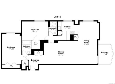 Tiny photo for 50 Glenbrook Road #APT 4B, Stamford, CT 06902 (MLS # 24137973)