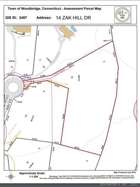Vacant Land For Sale - 14 Zak Hill Drive<br/> New Haven County, Woodbridge, CT 06525