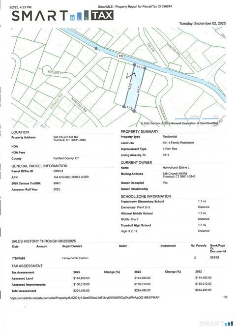 Tiny photo for 546 Church Hill Road, Trumbull, CT 06611 (MLS # 24151025)