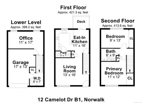 Tiny photo for 12 Camelot Drive #APT B1, Norwalk, CT 06850 (MLS # 24135062)