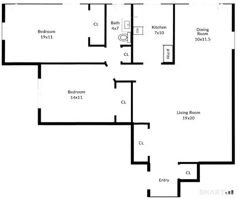 Tiny photo for 7 4th Street #3C, Stamford, CT 06905 (MLS # 24163358)