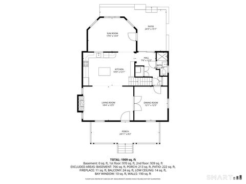 Tiny photo for 190 Toms Road, Stamford, CT 06906 (MLS # 24164817)