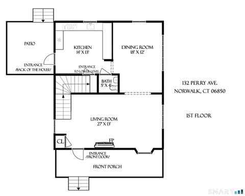 Tiny photo for 132 Perry Avenue, Norwalk, CT 06850 (MLS # 24192740)