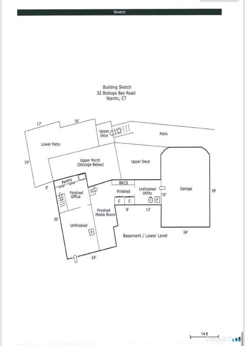 Tiny photo for 32 Bishops Bay Road, East Lyme, CT 06357 (MLS # 24149379)