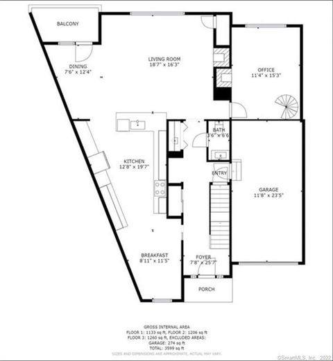 Tiny photo for 13 Old Stamford Road #13, New Canaan, CT 06840 (MLS # 24169268)