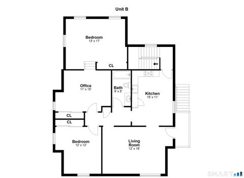 Tiny photo for 35 Euclid Avenue #B, Stamford, CT 06902 (MLS # 24149297)