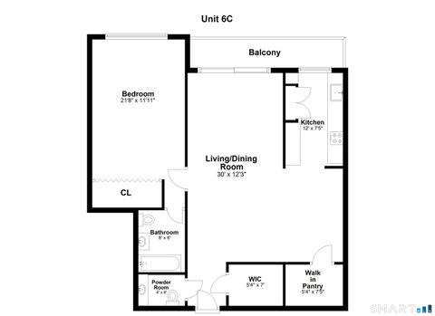 Tiny photo for 65 Glenbrook Road #APT 6C, Stamford, CT 06902 (MLS # 24157774)