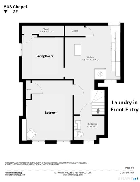 Tiny photo for 508 Chapel Street, New Haven, CT 06511 (MLS # 24148787)