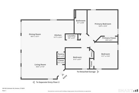 Tiny photo for 226 Old Colchester Road, Hebron, CT 06231 (MLS # 24173028)