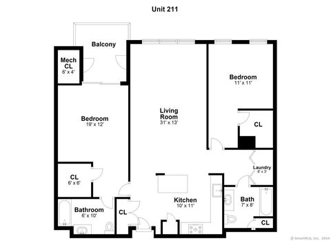 Tiny photo for 35 W Broad Street #211, Stamford, CT 06902 (MLS # 24150061)