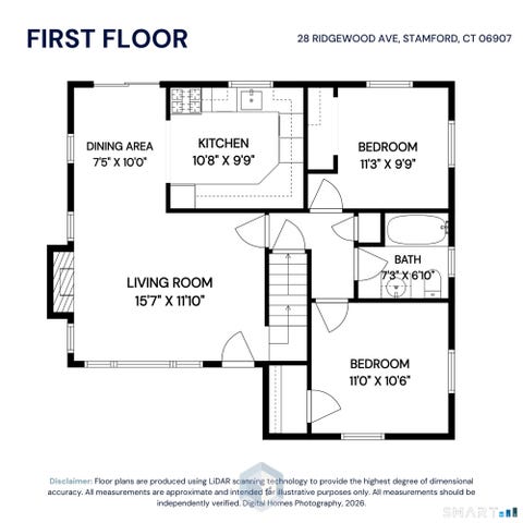 Tiny photo for 28 Ridgewood Avenue, Stamford, CT 06907 (MLS # 24198485)