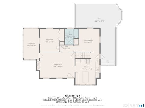 Tiny photo for 61 Hillcrest Road, Glastonbury, CT 06033 (MLS # 24186945)
