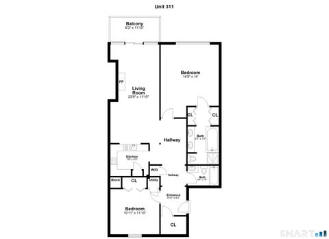 Tiny photo for 43 Harbor Drive #311, Stamford, CT 06902 (MLS # 24173208)