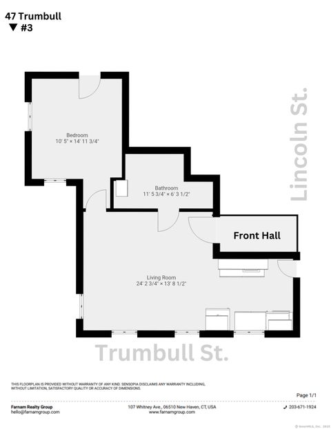 Tiny photo for 47 Trumbull Street, New Haven, CT 06510 (MLS # 24135762)