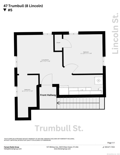 Tiny photo for 47 Trumbull Street, New Haven, CT 06510 (MLS # 24135762)